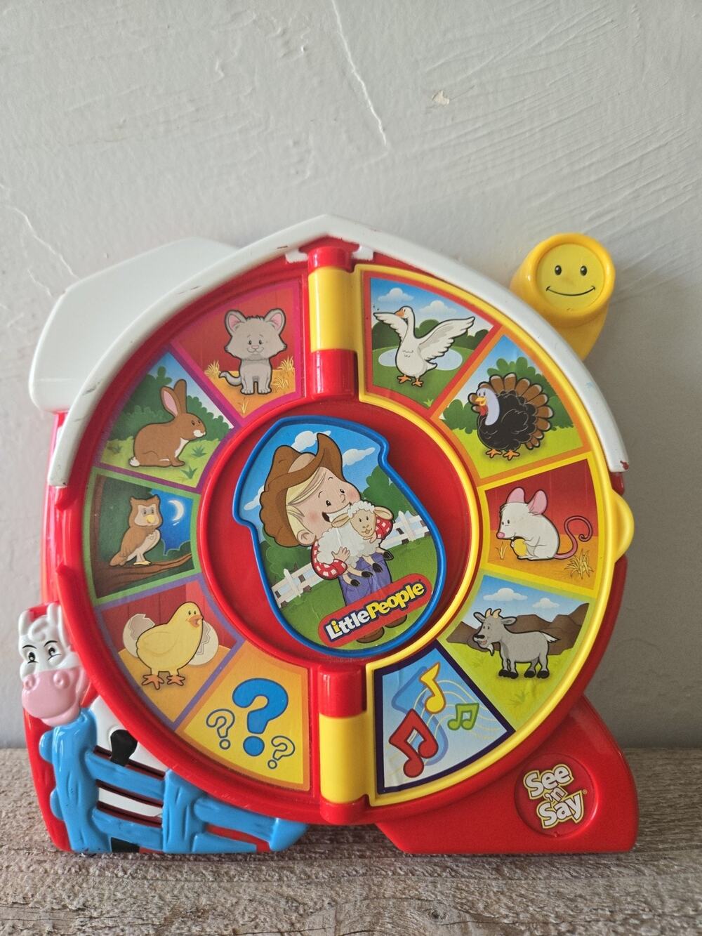 Vintage 2003 Fisher-Price See 'n Say Farmer Says Educational Toy Animal Sounds